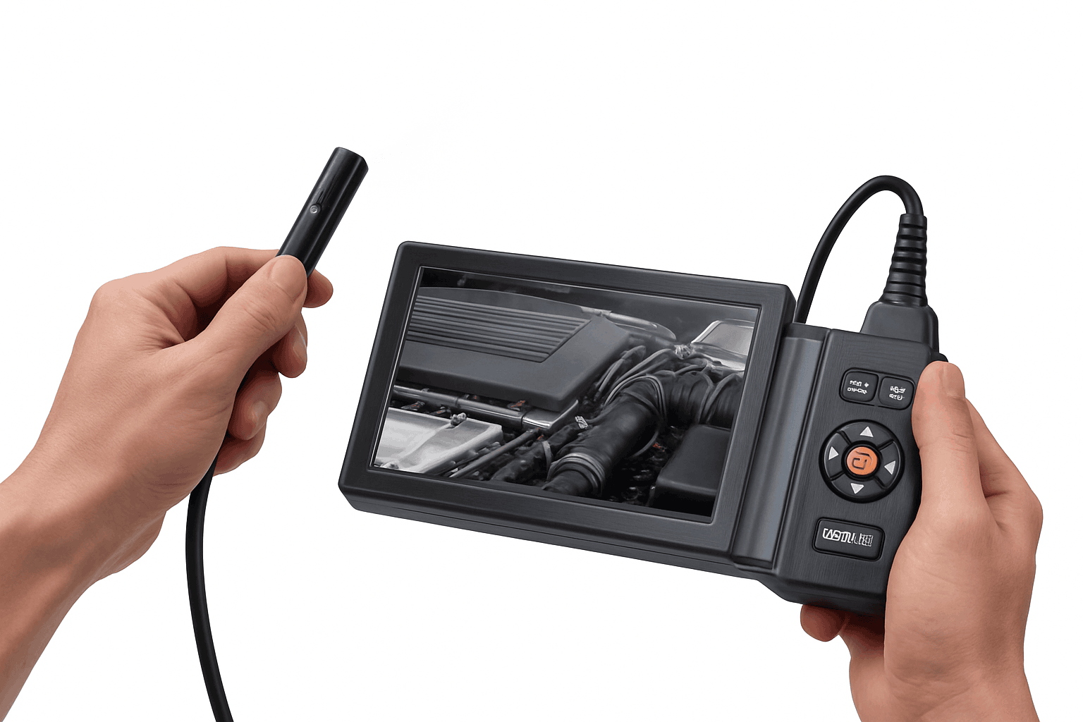 Triple Lens Endoscope Camera with 4.5" HD IPS Screen-United States