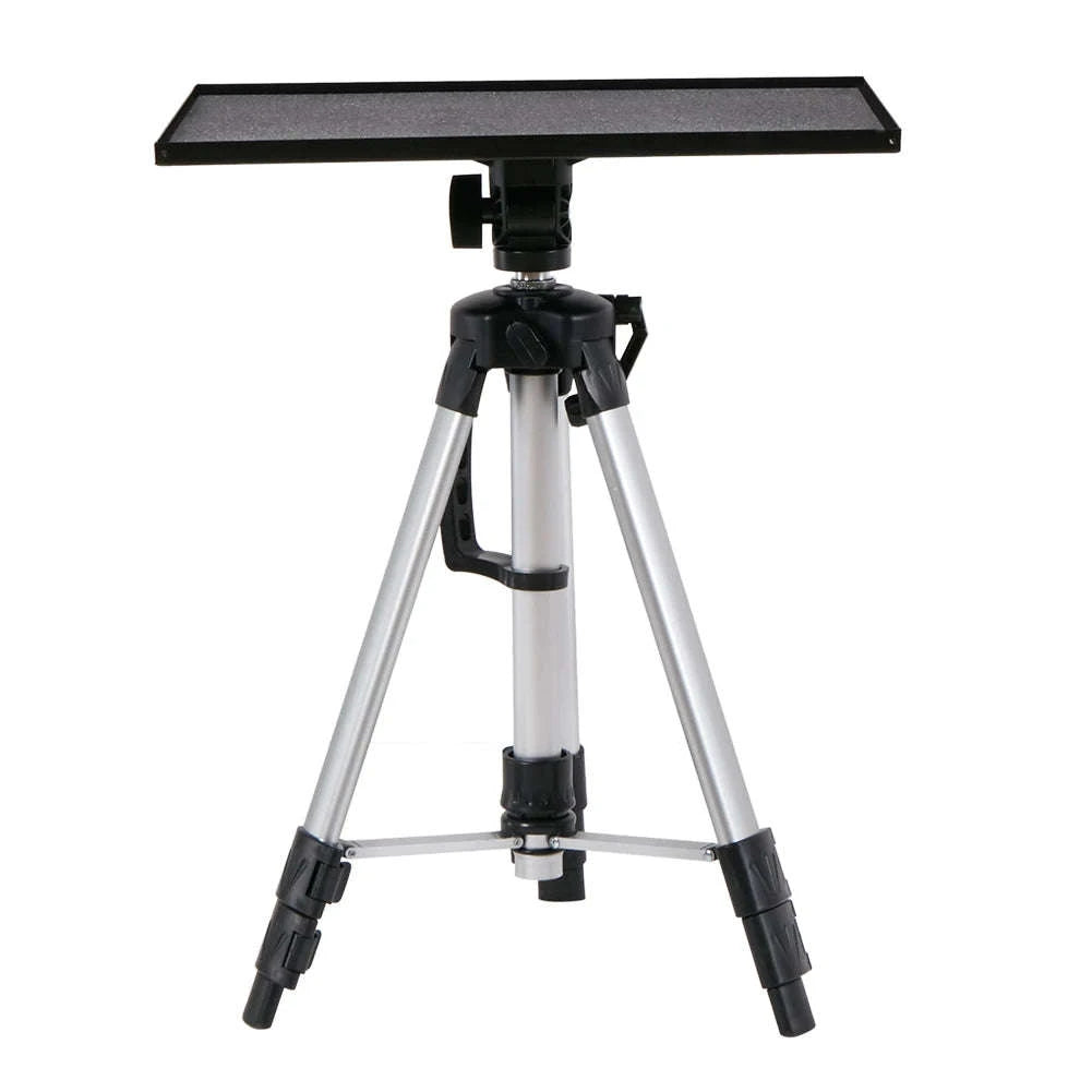 Tripod Projector Stand Foldable Laptop Stand with Adjustable Height-Silver / UNITED KINGDOM