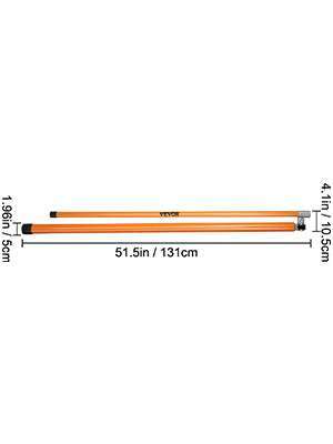 Truck Load Height Measuring Stick 15–20 ft Adjustable Fiberglass Pole-15ft / United States