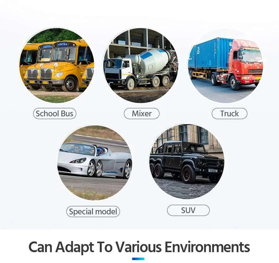 Truck Tire Pressure Monitoring System with LCD & External Sensors-TPMS-K23 / 12 Sensor-K23
