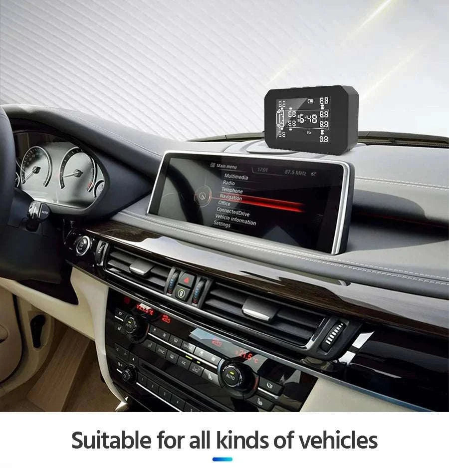 Truck Tire Pressure Monitoring System with LCD & External Sensors-TPMS-K23 / 12 Sensor-K23