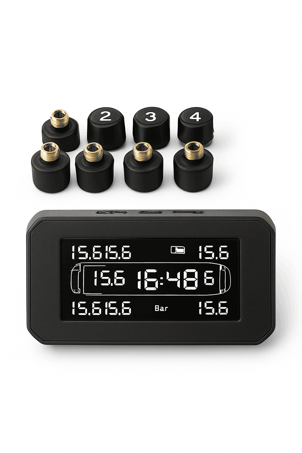Truck Tire Pressure Monitoring System with LCD & External Sensors-TPMS-K23 / 12 Sensor-K23