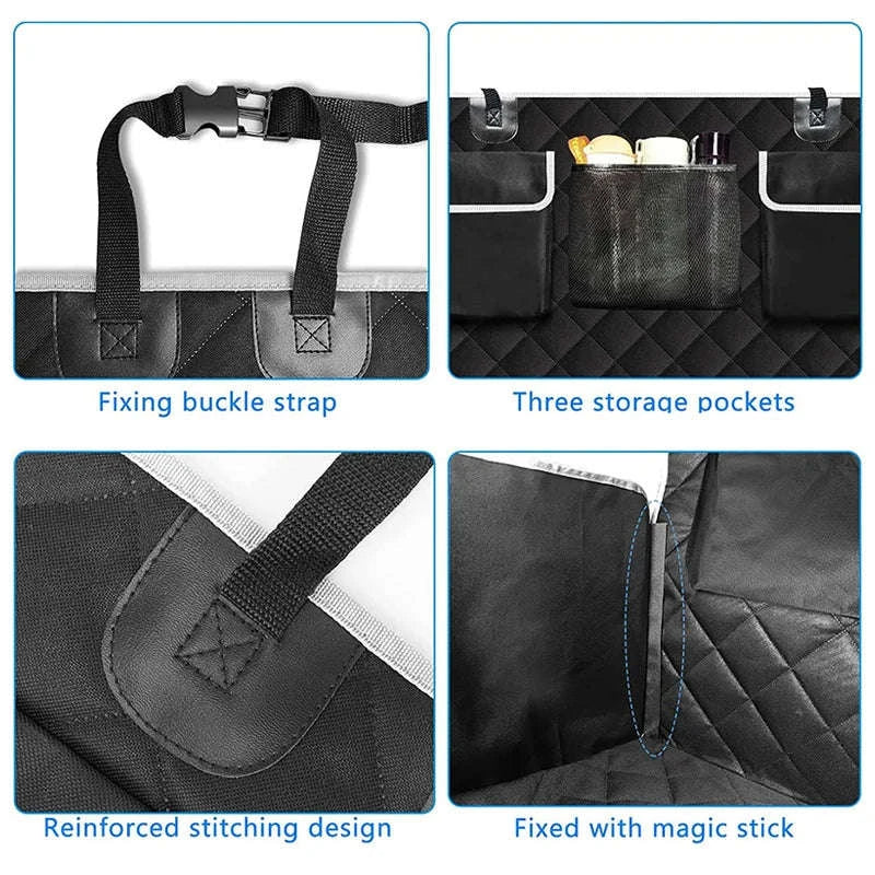 Trunk Cargo Liner for Pets, Waterproof, Anti-Slip, Black-1pc