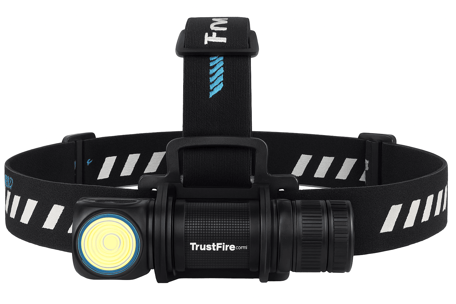 Trustfire MC18 Magnetic USB Headlamp for Hands-Free Light-Headlamp with 18650 / black