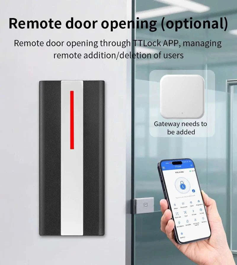 TTLock Bluetooth Access Control System IP67 Waterproof RFID Reader-H1X-TT-WK3