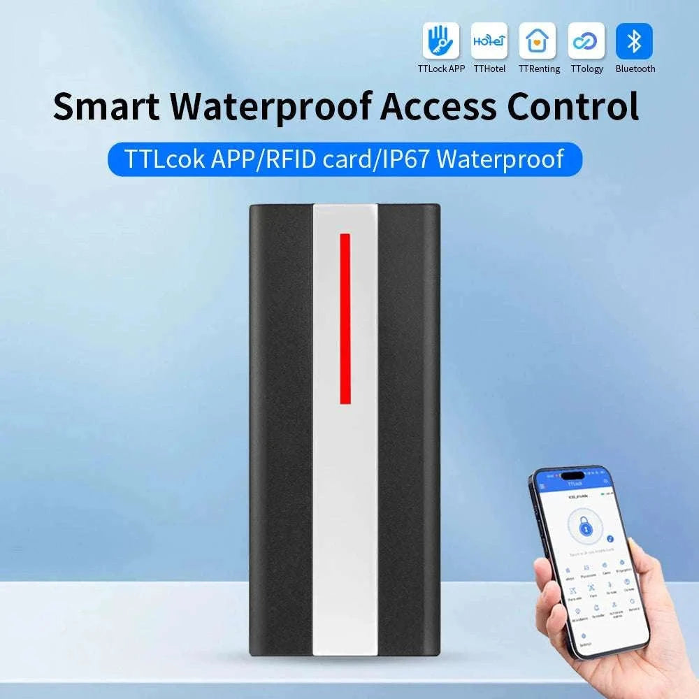 TTLock Bluetooth Access Control System IP67 Waterproof RFID Reader-H1X-TT-WK3