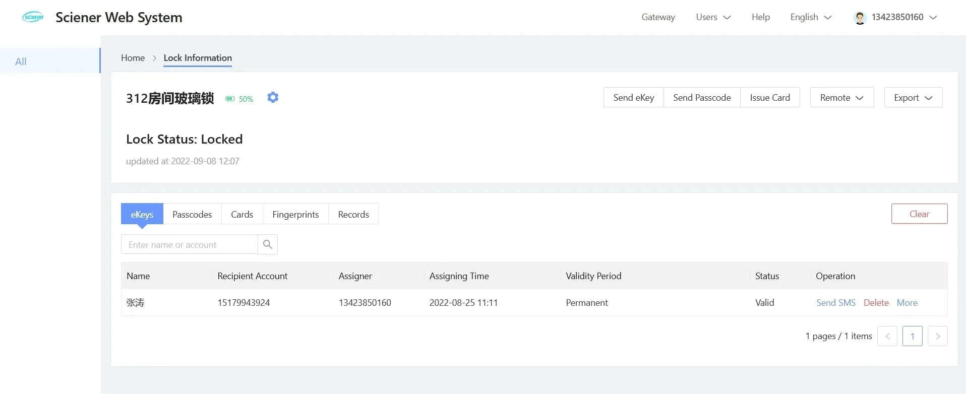 TTlock H3 Fingerprint Door Access Control System-G2 Gateway only