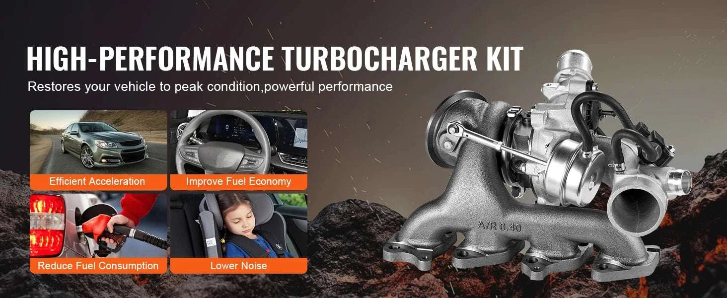 Turbocharger Kit for Chevy Cruze 2011–2019 1.4T with Gaskets-United States