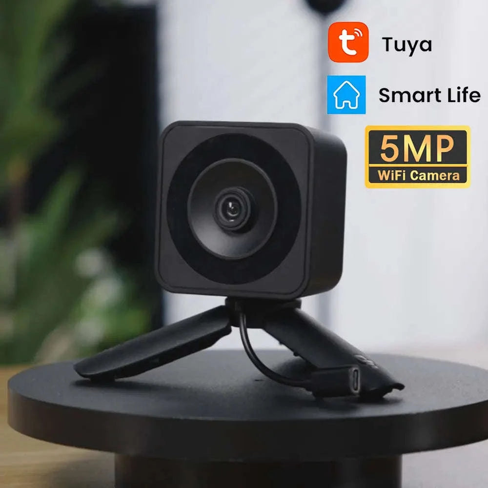 Tuya 2K 5G WiFi Magnetic Window Security Camera with AI Detection-1080P-1PC / Type-C