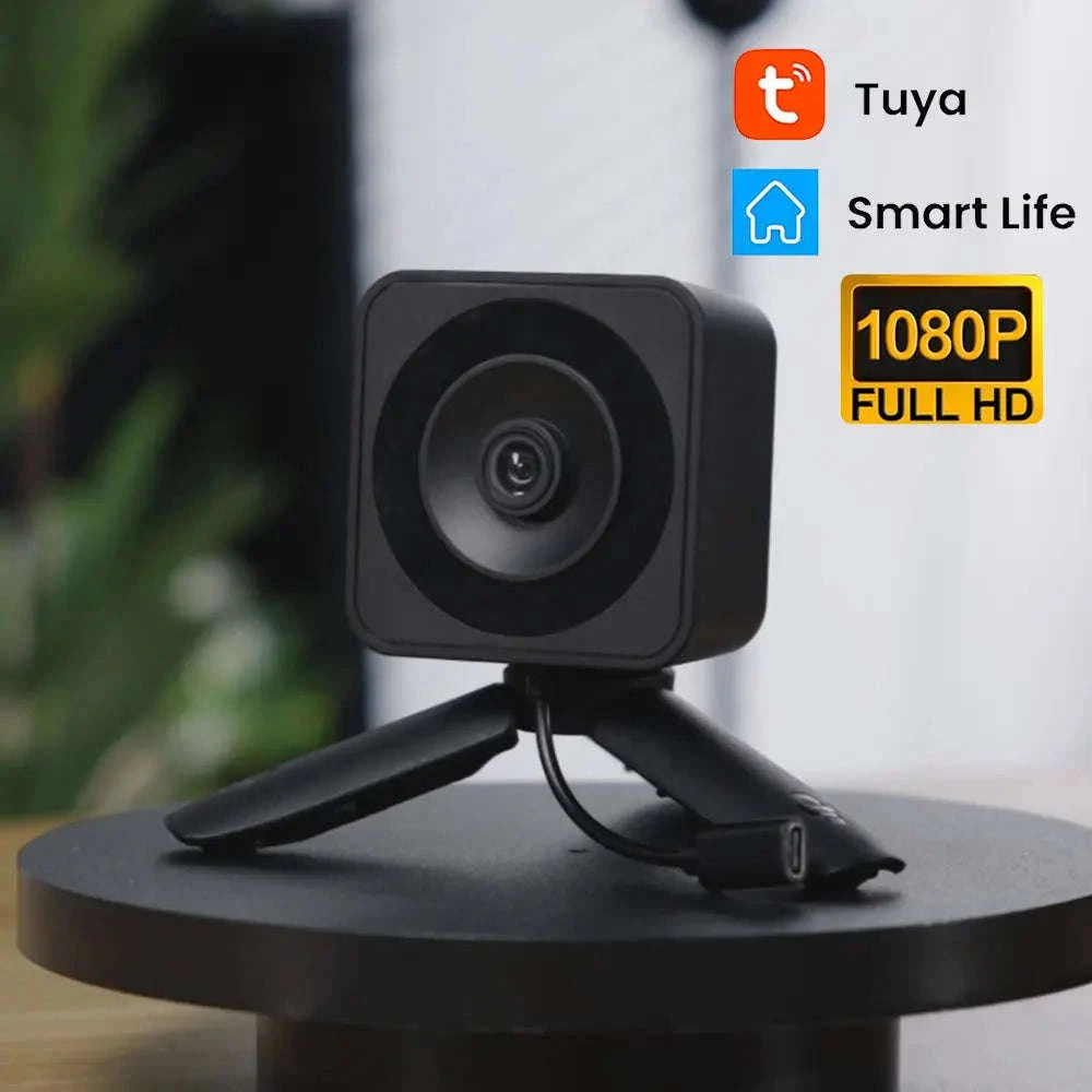 Tuya 2K 5G WiFi Magnetic Window Security Camera with AI Detection-1080P-1PC / Type-C