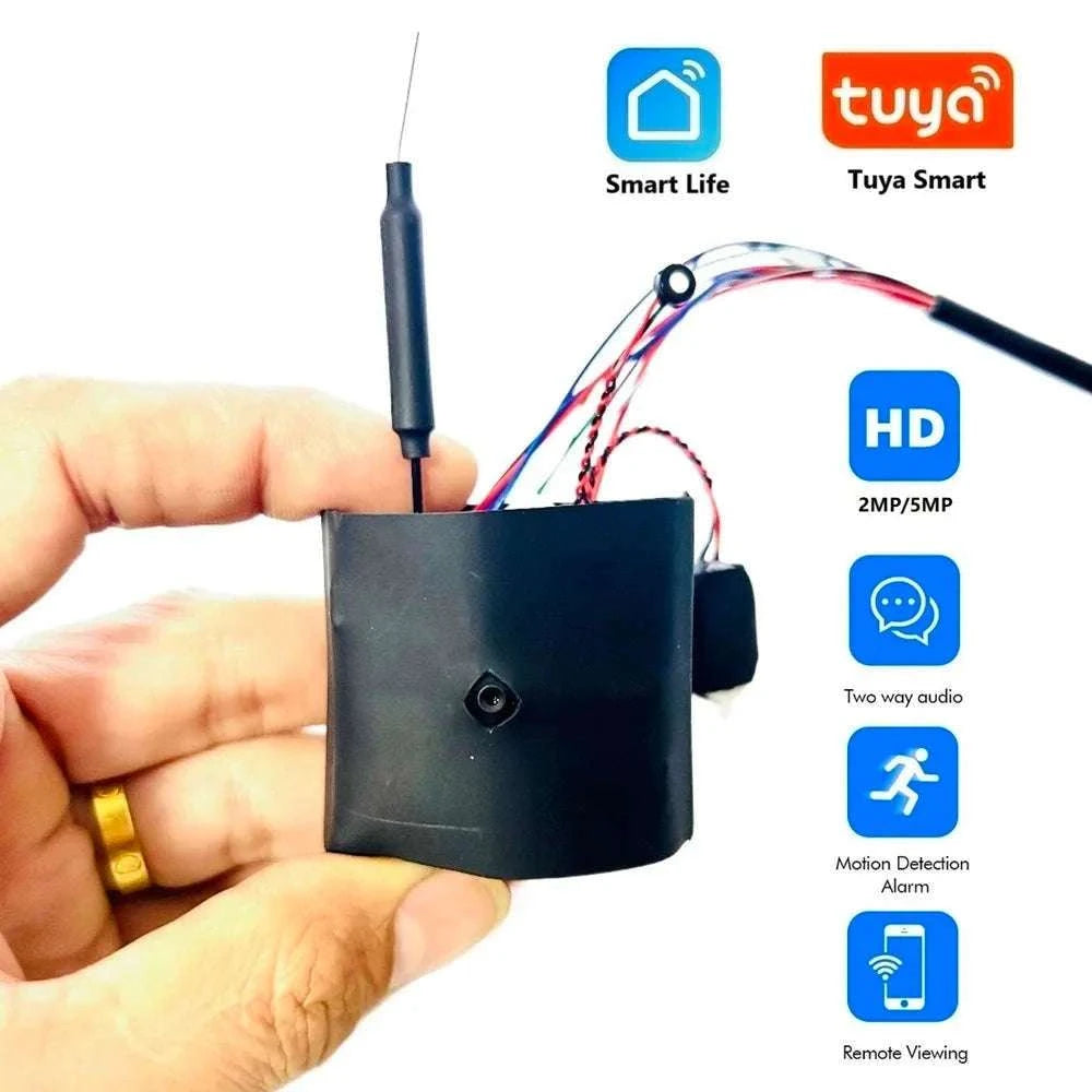 Tuya Mini Wi‑Fi Security Camera Module with Audio and Indoor Recording-5MP 32G / 3.6mm