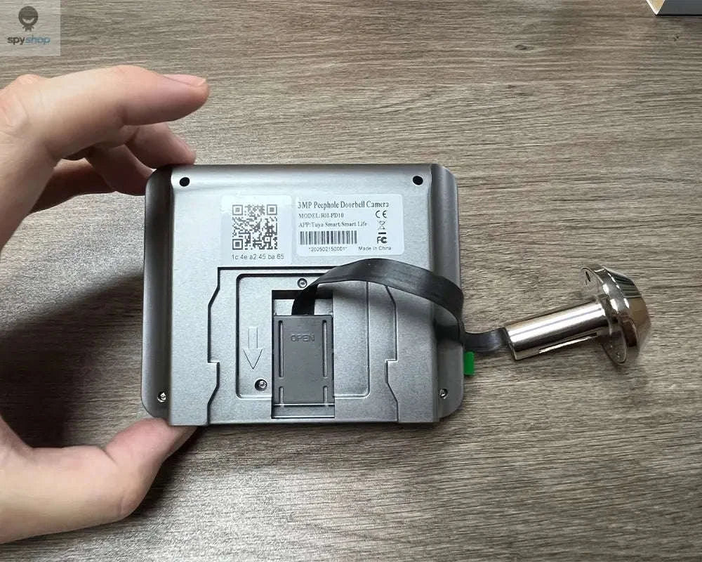 Tuya Smart 3MP Peephole Door Camera – Wide Angle, Night Vision, Remote View-Door Camera