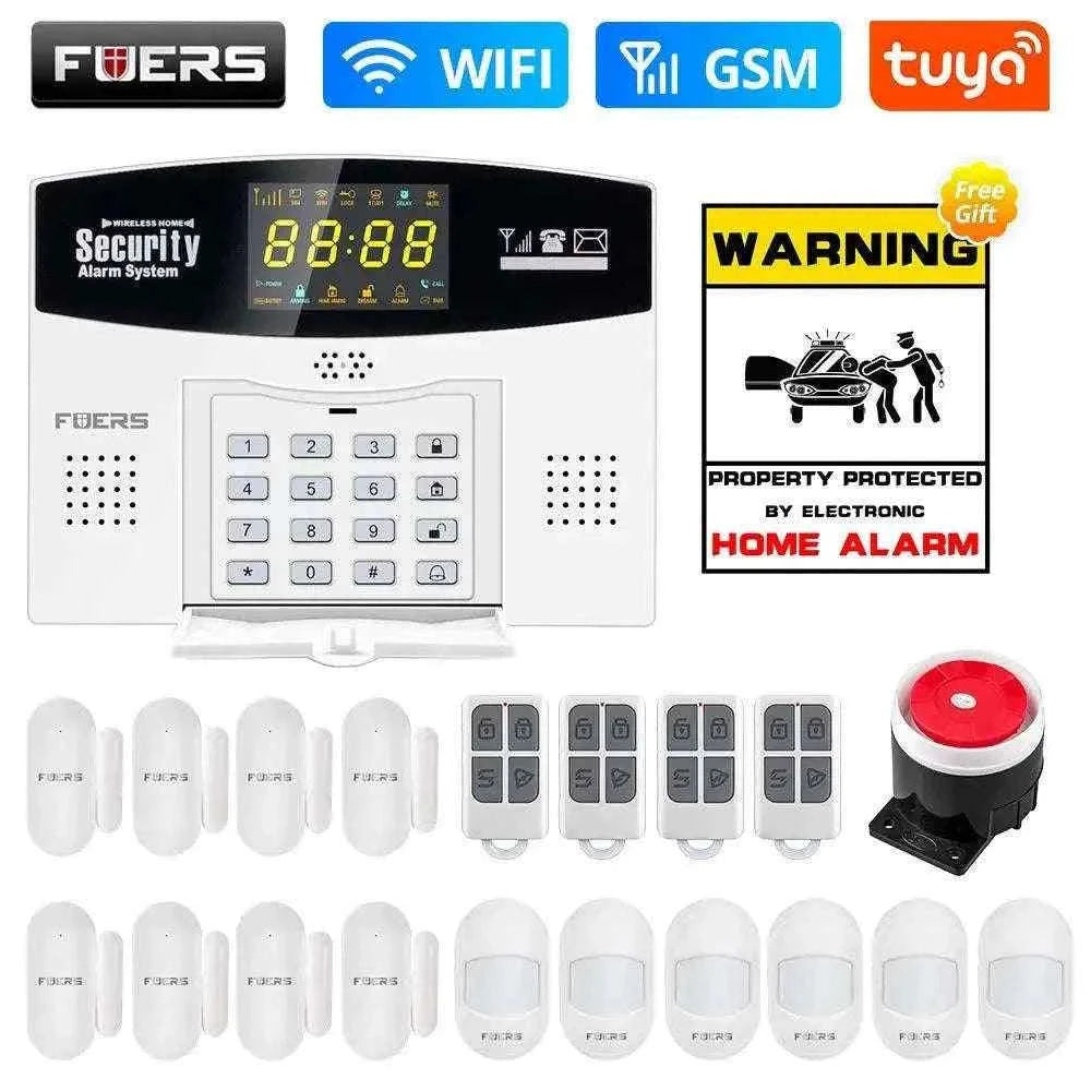 Tuya Smart Alarm System WiFi & 4G GSM Home Security Hub-W210 WiFi GSM Kit 1 / CHINA