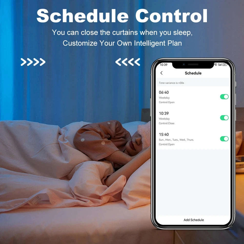 Tuya Smart Electric Curtain Motor-EU Plug (Zigbee) / Motor