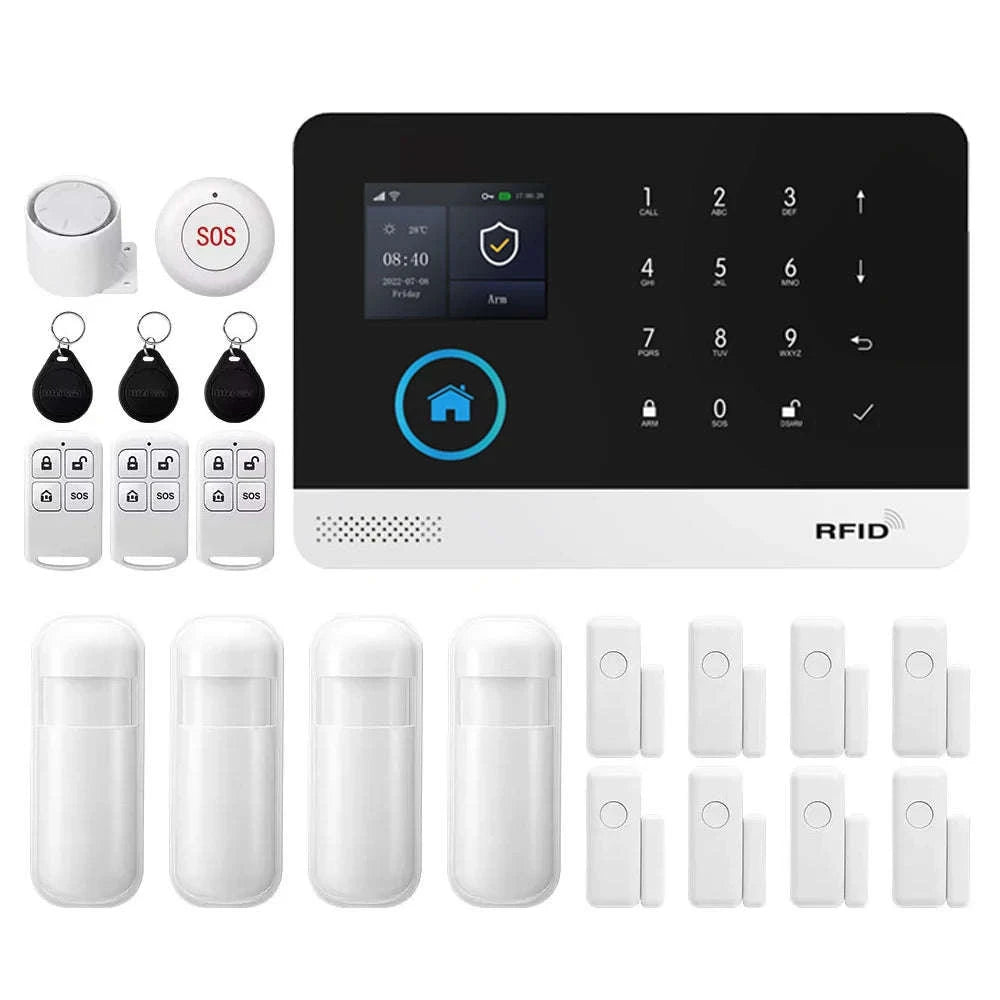 Tuya Smart Home Alarm Kit-2G GSM WiFi Kit B / EU Plug / CHINA