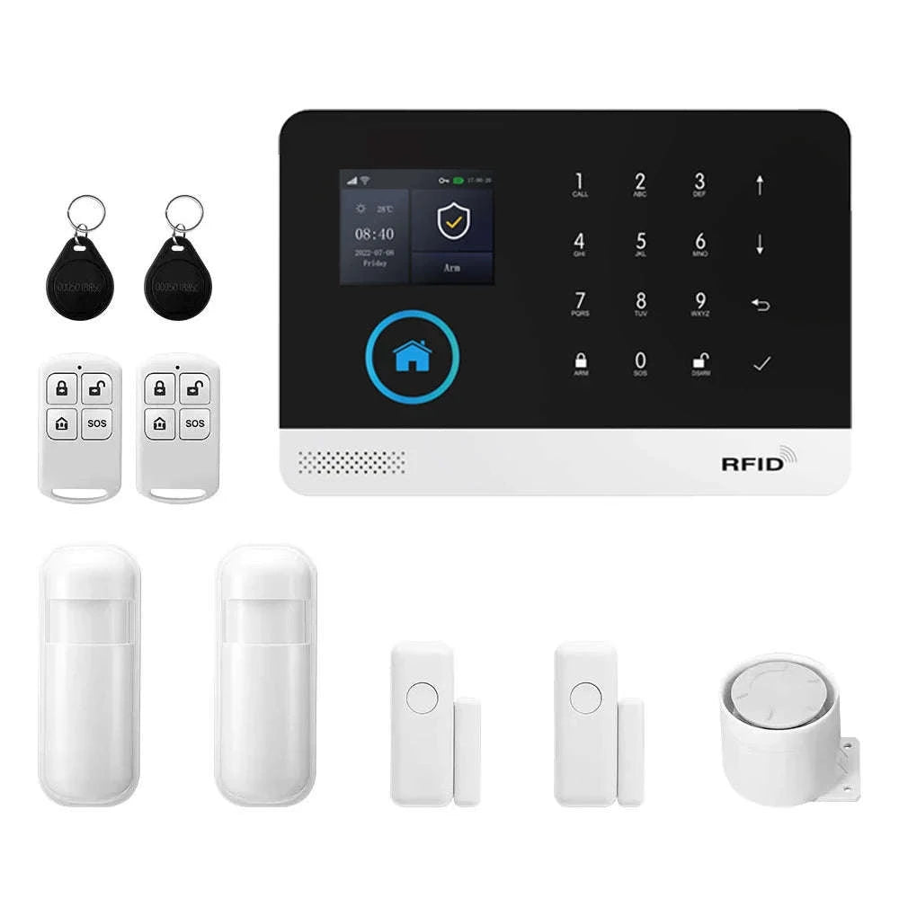 Tuya Smart Home Alarm Kit-2G GSM WiFi Kit B / EU Plug / CHINA
