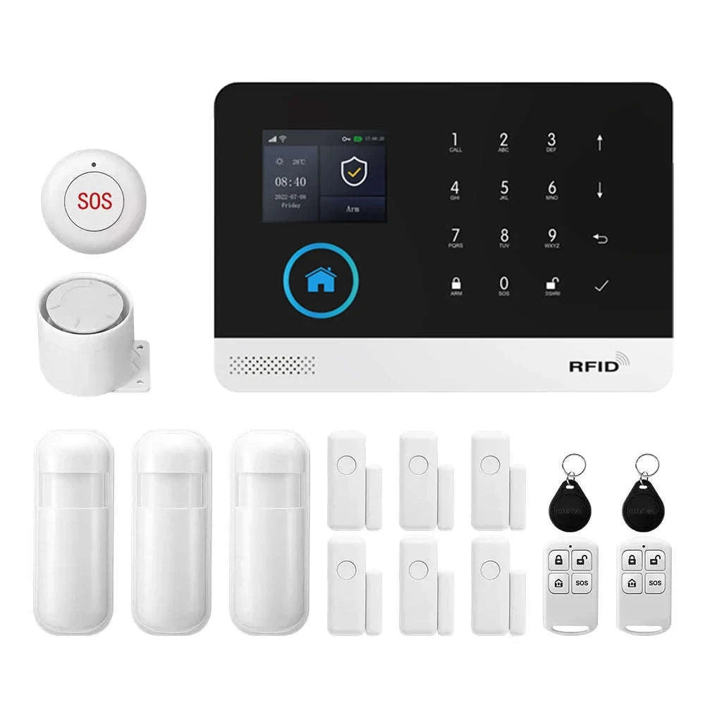Tuya Smart Home Alarm Kit-2G GSM WiFi Kit B / EU Plug / CHINA