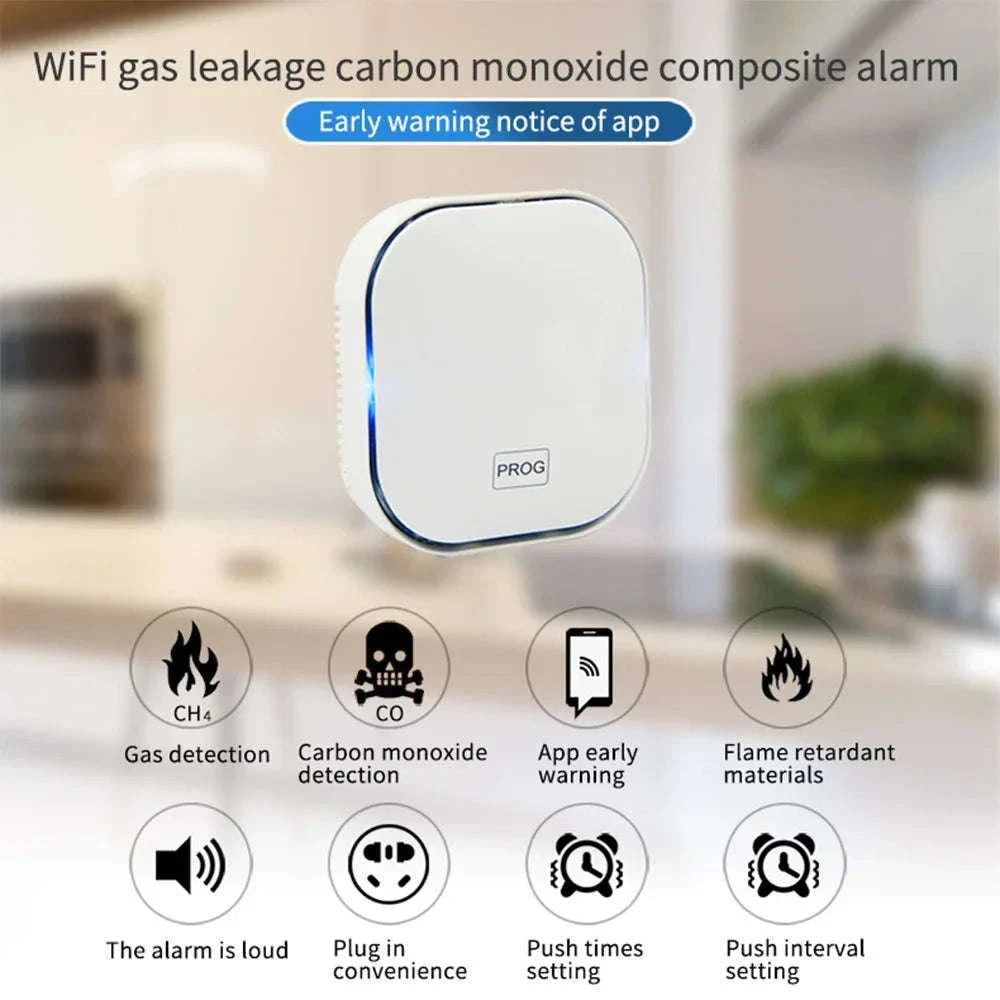 Tuya Smart Life Gas and CO Leak Detector WiFi Alarm-WIFI GAS