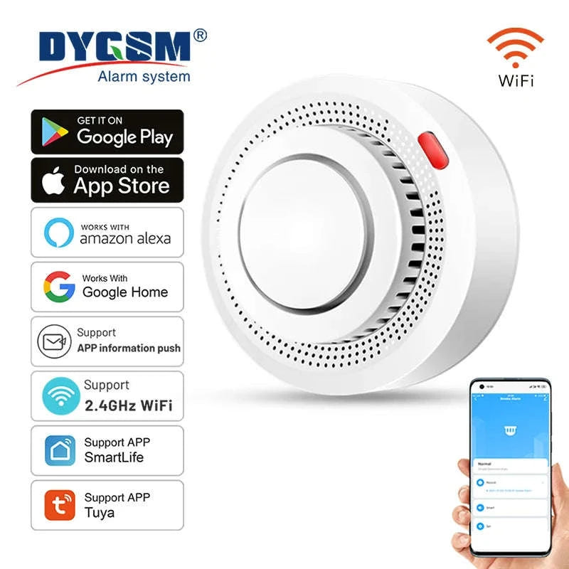 Tuya Smart WiFi Smoke Detector – Fire Protection-C