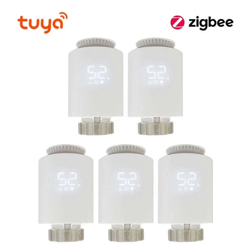 Tuya Smart ZigBee 3.0 TRV Radiator Valve Controller-ME167 2PCS