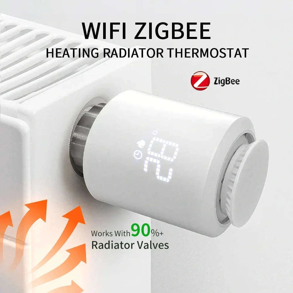 Tuya Smart ZigBee 3.0 TRV Radiator Valve Controller-ME167 2PCS