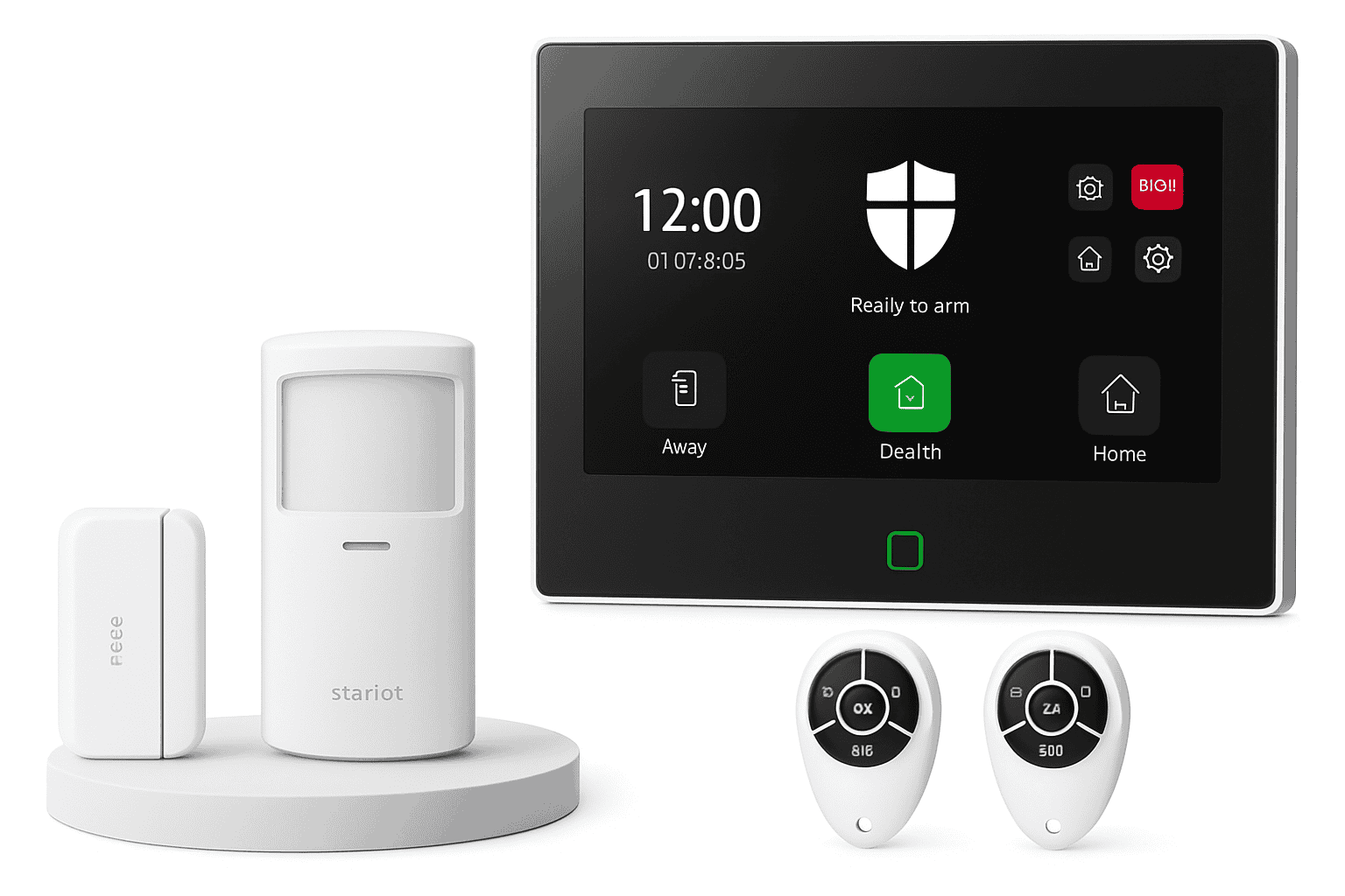 Tuya WiFi & 4G Smart Home Security System with 7-Inch Display-7 inch-LORA / AU Plug