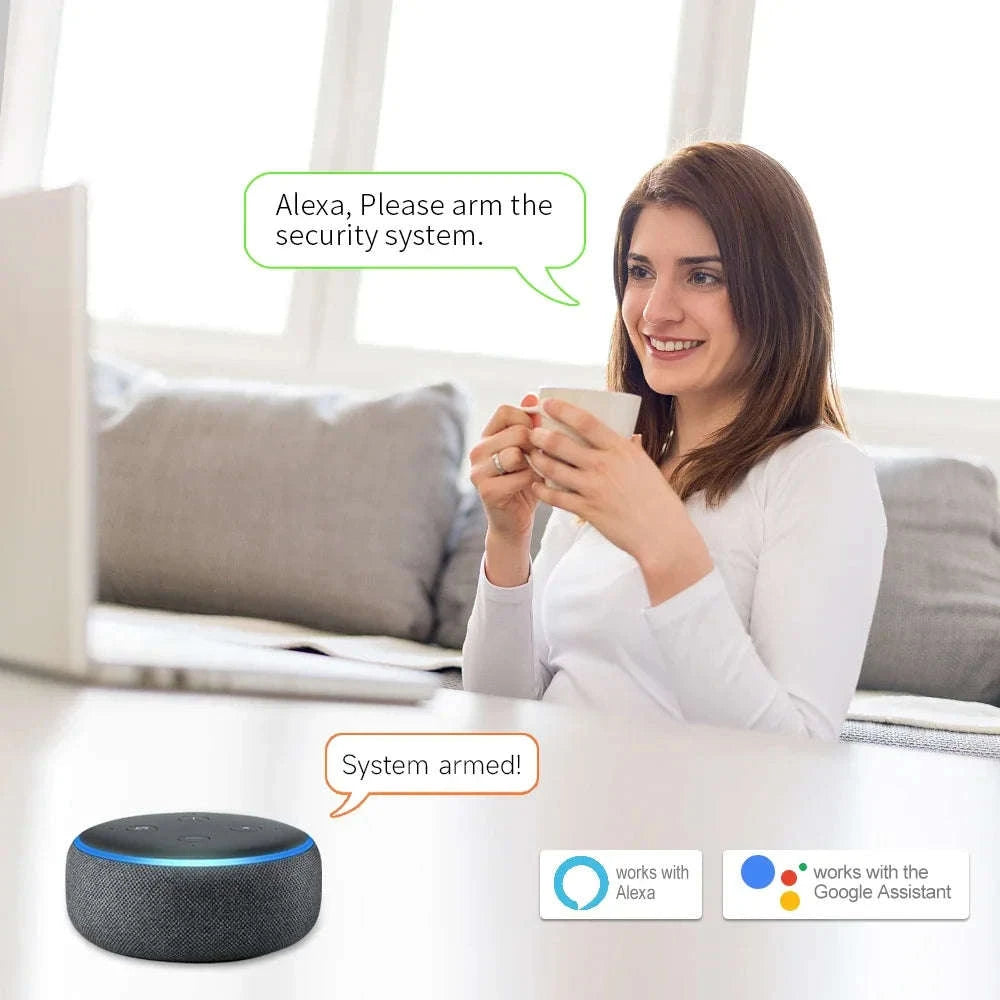 Tuya WiFi & 4G Smart Home Security System with 7-Inch Display-7 inch-LORA / AU Plug