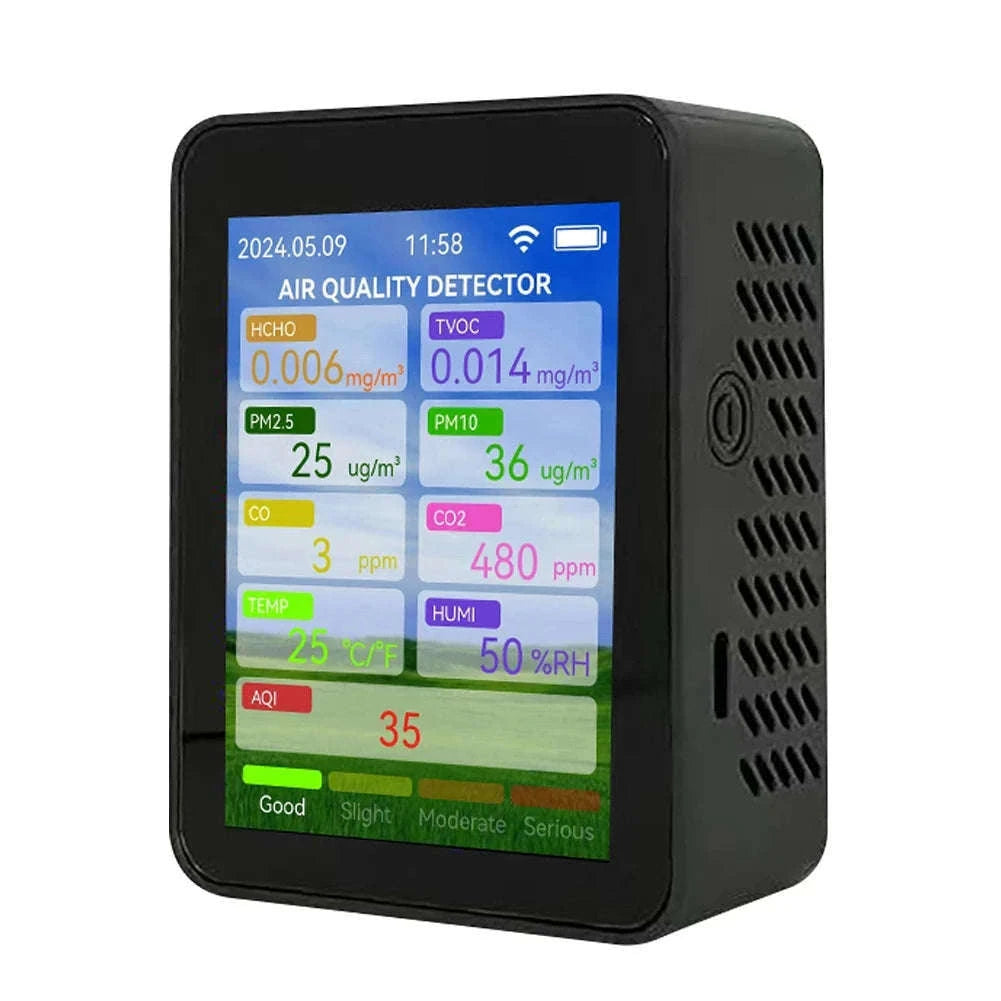 Tuya WiFi Multifunctional Air Quality Meter-black