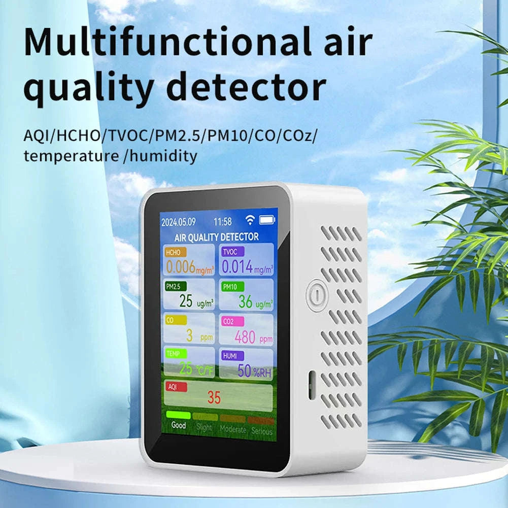 Tuya WiFi Multifunctional Air Quality Meter-black