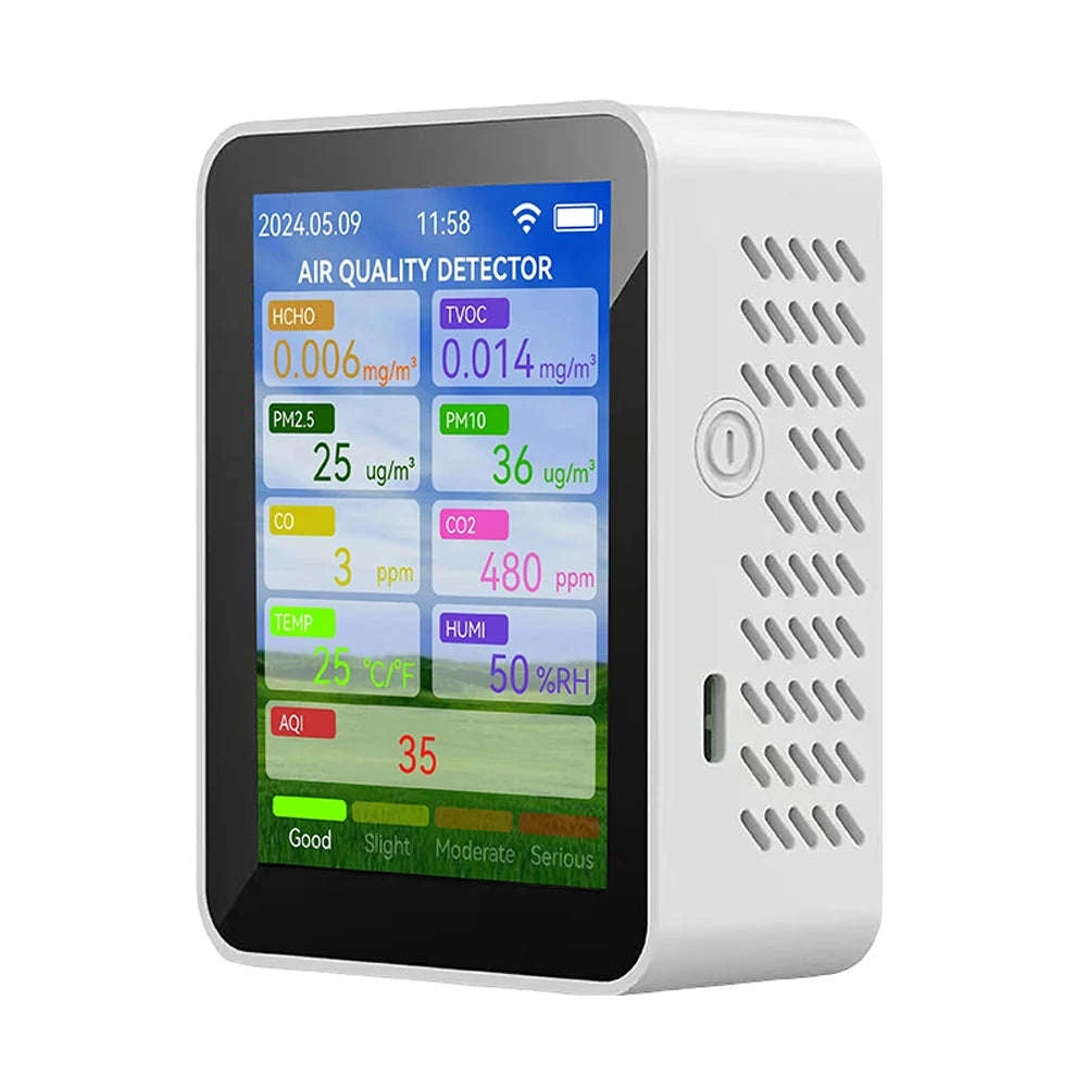 Tuya WiFi Multifunctional Air Quality Meter-black