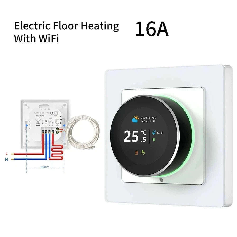 Tuya WiFi Smart Thermostat Controller for Easy Heating Control-WiFi ElectricHeating / CHINA