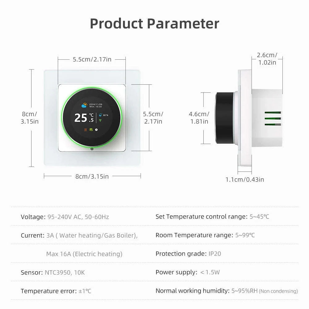 Tuya WiFi Smart Thermostat Controller-WiFi ElectricHeating / CHINA