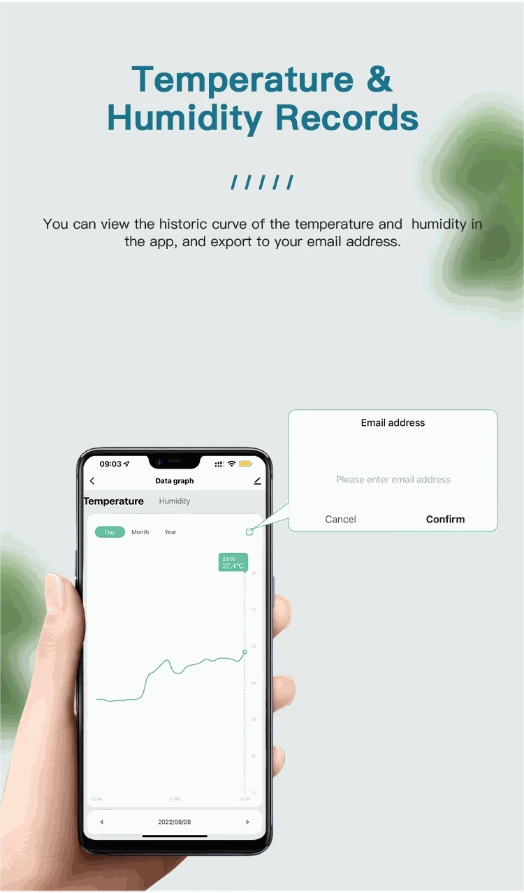 Tuya WiFi Temperature & Humidity Sensor-TH08