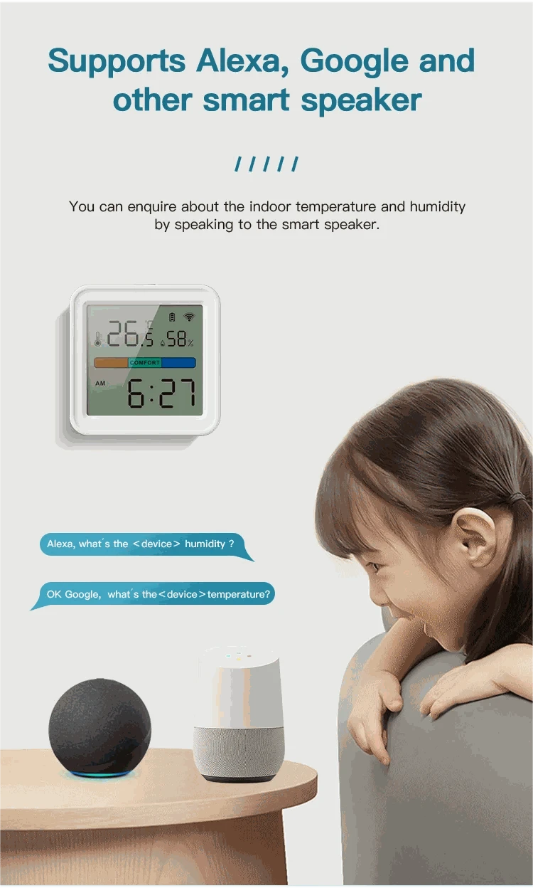 Tuya WiFi Temperature & Humidity Sensor-TH08