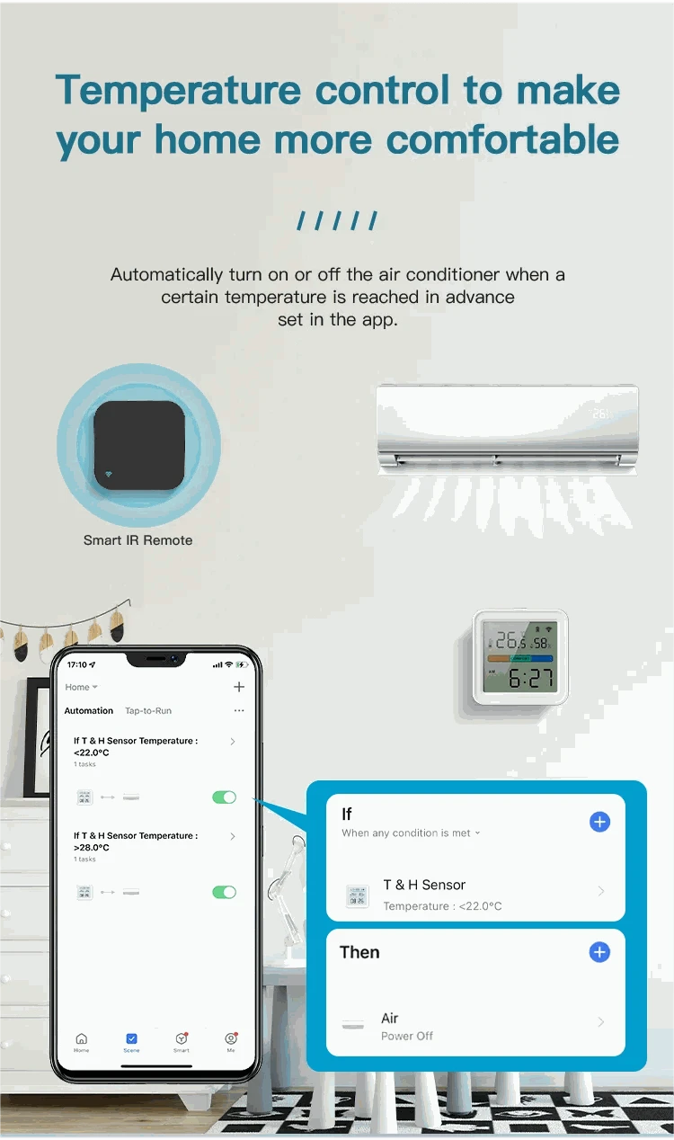 Tuya WiFi Temperature & Humidity Sensor-TH08