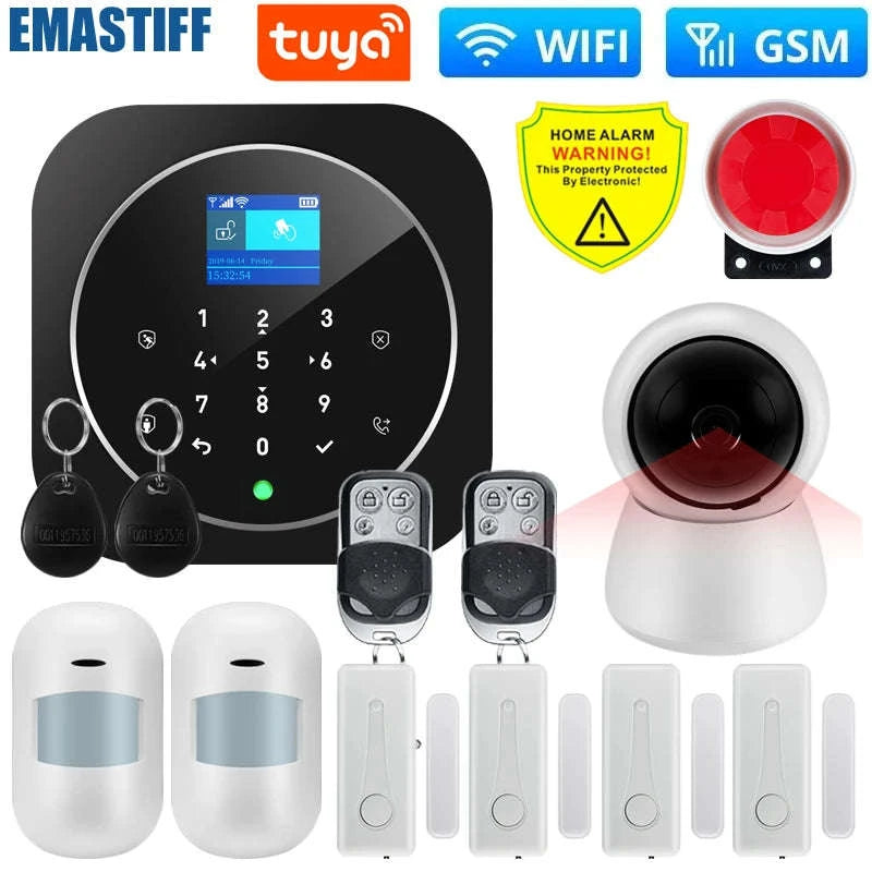 Tuya WiFi W9B Smart Home Alarm System-W9B9 / EU Plug