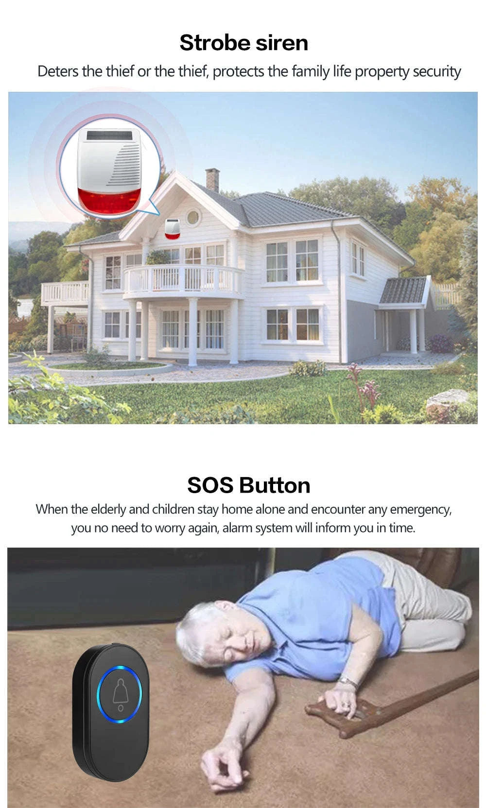 Tuya WiFi W9B Smart Home Alarm System-W9B9 / EU Plug