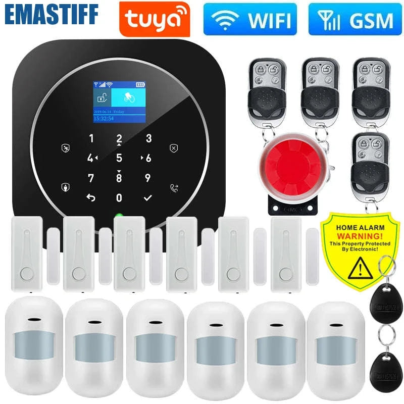 Tuya WiFi W9B Smart Home Alarm System-W9B9 / EU Plug