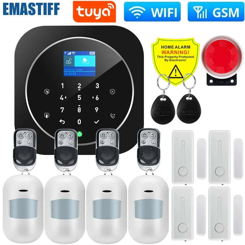 Tuya WiFi W9B Smart Home Alarm System-W9B9 / EU Plug
