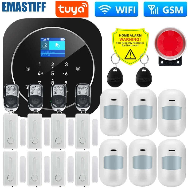 Tuya WiFi W9B Smart Home Alarm System-W9B9 / EU Plug