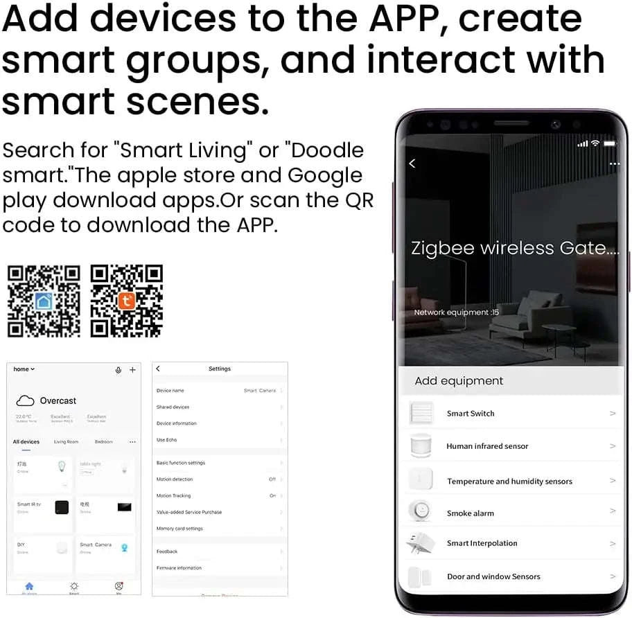 Tuya Zigbee Gateway Hub Smart Home Automation Bridge-white / Zigbee Gateway