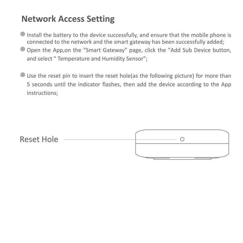 Tuya Zigbee Temperature and Humidity Sensor-4PCS