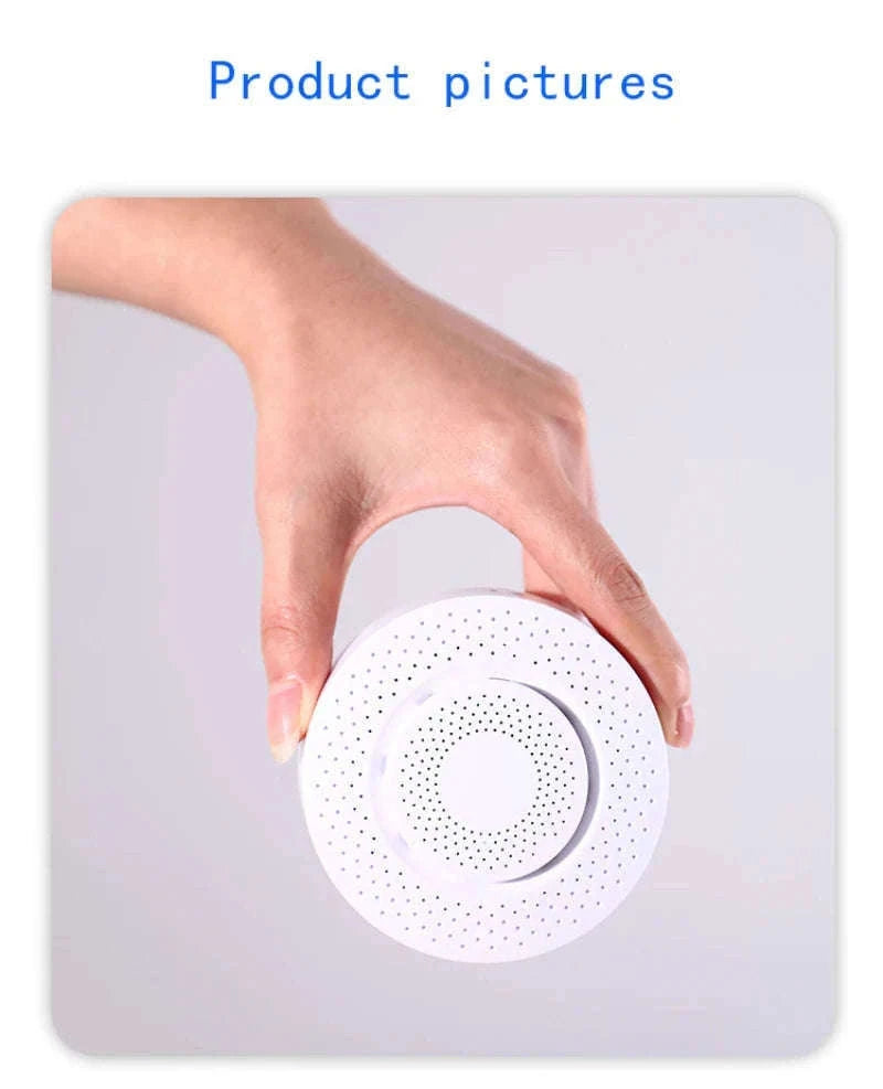 Tuya Zigbee/WiFi Air Quality Sensor for Smarter Home Monitoring-Zigbee Version 5in1 / China Mainland