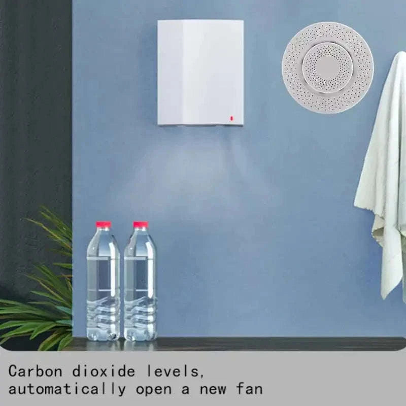 Tuya Zigbee/WiFi Air Quality Sensor Smart Air Box-Zigbee Version 5in1 / China Mainland