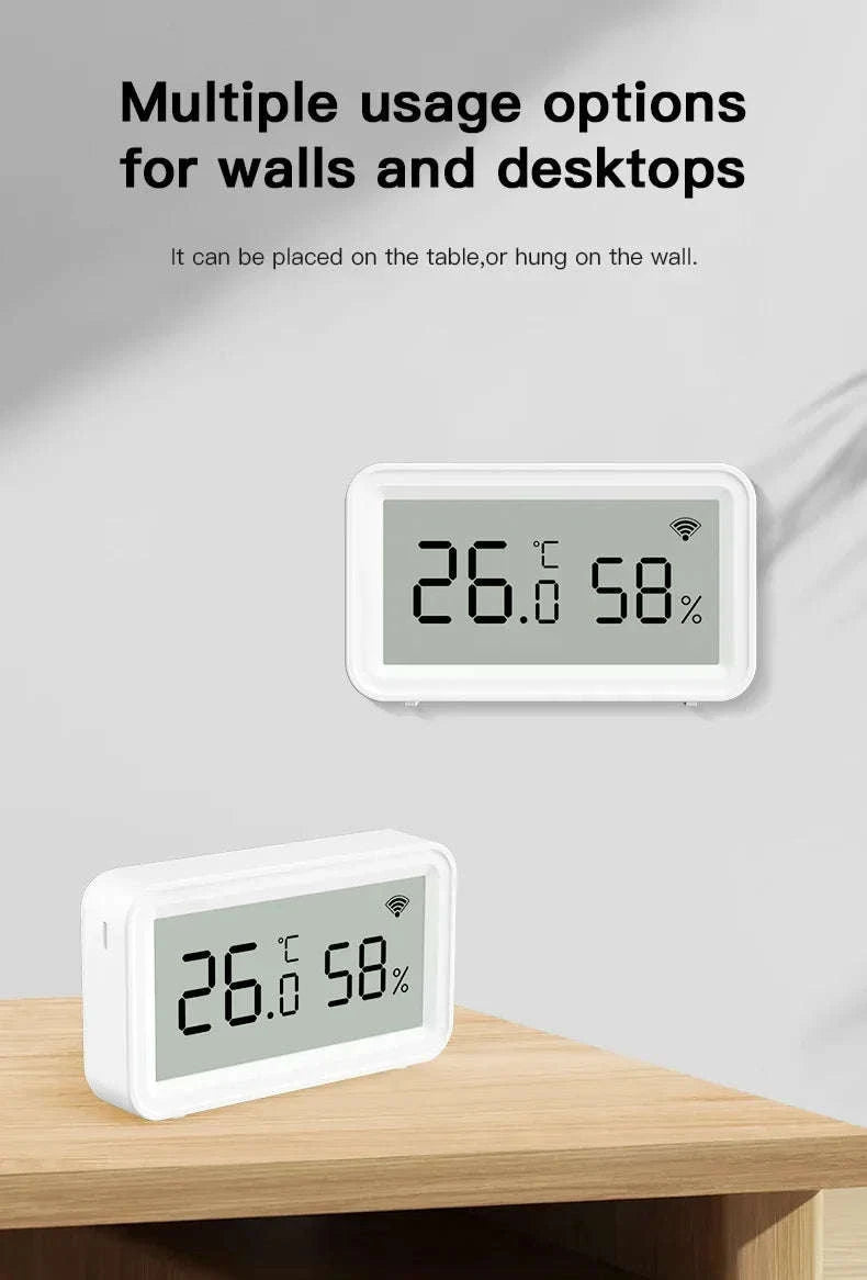 Tuya Zigbee WiFi Temperature Humidity Sensor for Smart Home-Zigbee Version