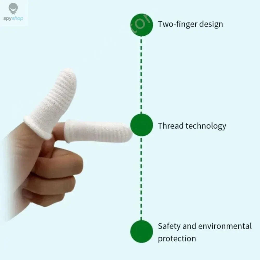 Two-Finger Pet Dental Cleaning Wipes for Cats & Dogs-Finger Cots / 12pcs