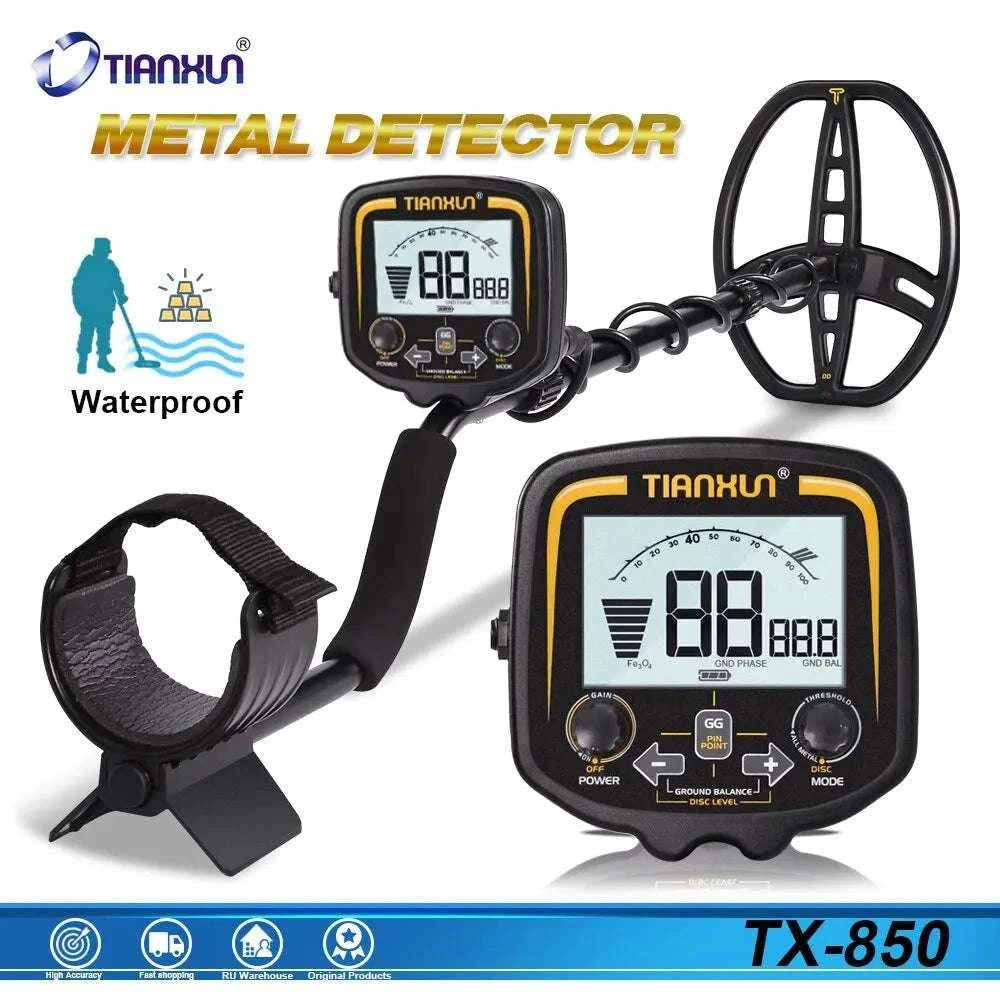 TX-850 Professional Metal Detector-