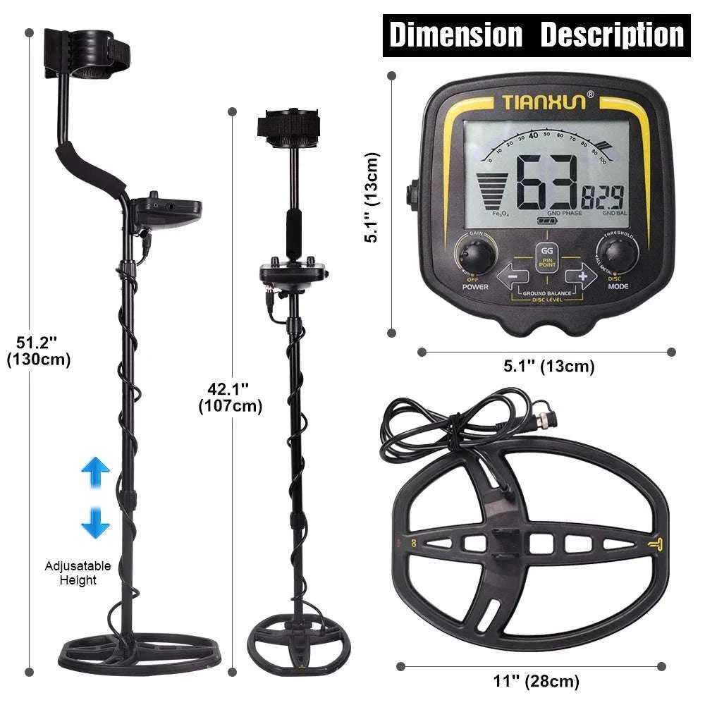 TX-850 Professional Metal Detector-