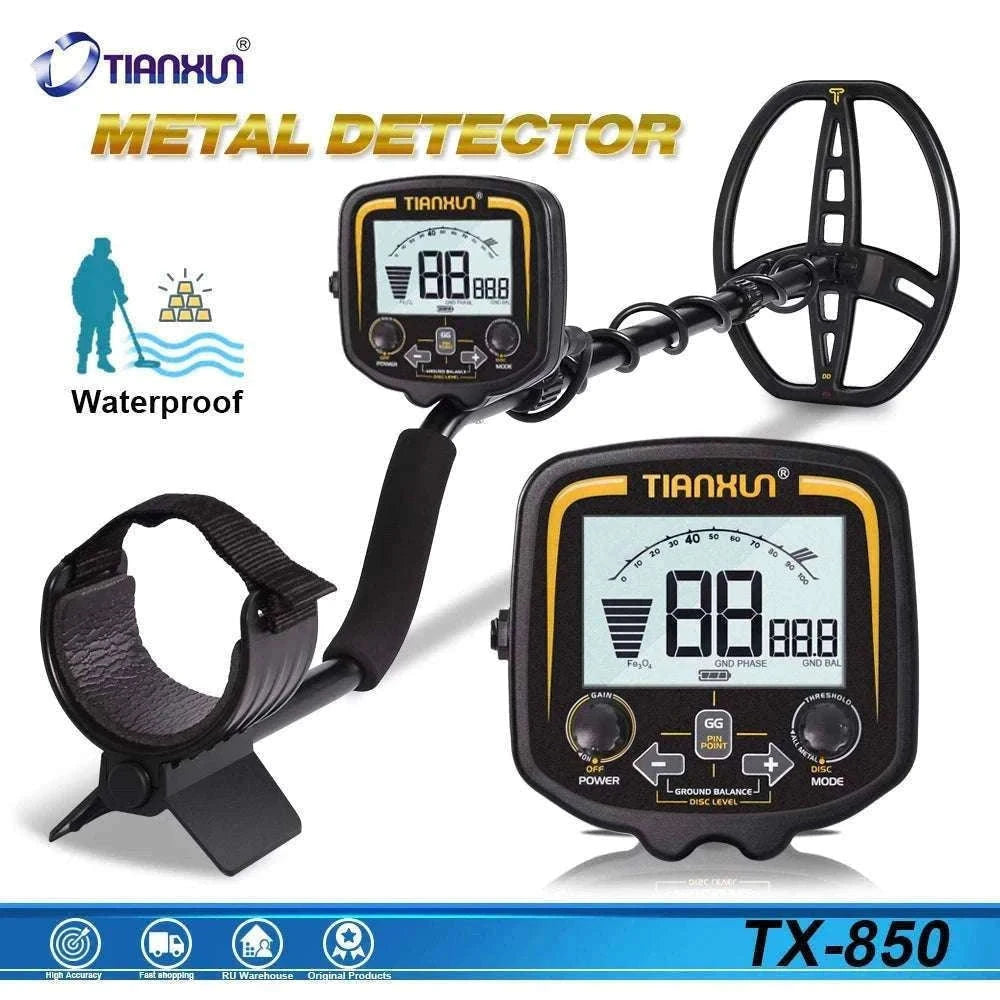 TX-850 Professional Metal Detector for Confident Searching-TX-850