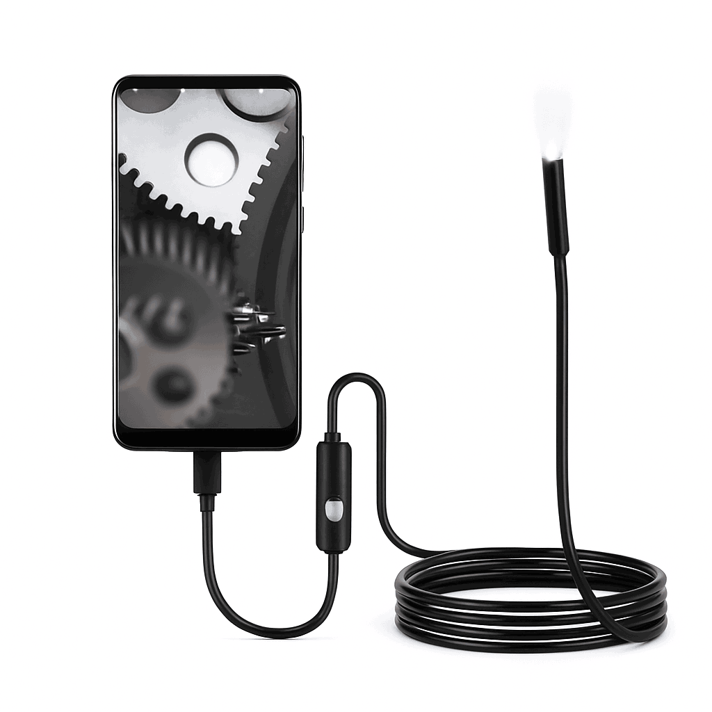 Type-C Endoscope Camera for Tight Spaces and Hidden Repairs-5.5MM LENS / 1m